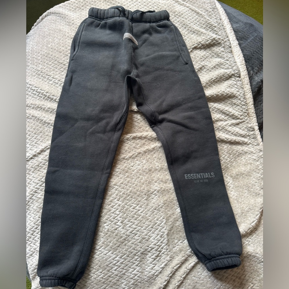 Essentials Charcoal Gray Sweatpants